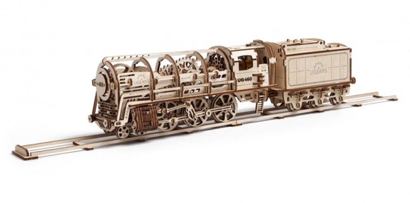 Ugears Steam Locomotiv U-460 Träbyggsats