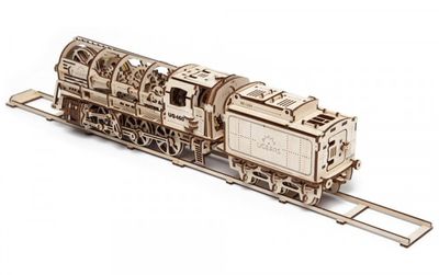 Ugears Steam Locomotiv U-460 Träbyggsats