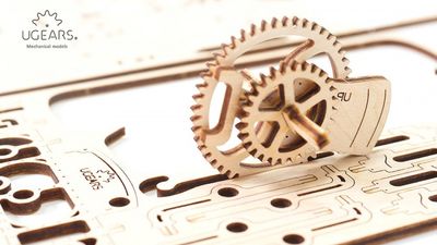 Ugears Spårvagnslinje Träbyggsats