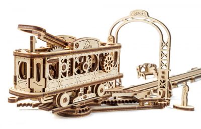 Ugears Spårvagnslinje Träbyggsats