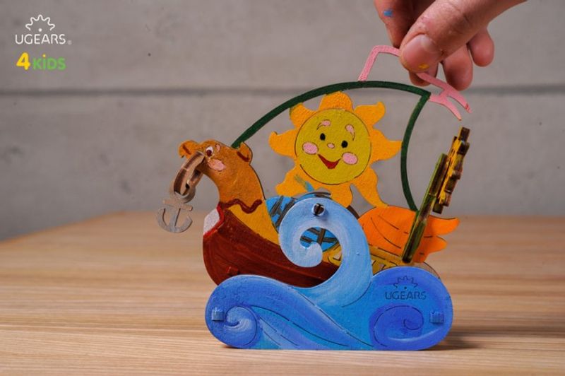 Ugears Segelbåt - 4Kids