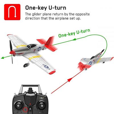 VOLANTEX P-51D MUSTANG 4CH 400MM BORSTAD M/GYRO EPP RTF