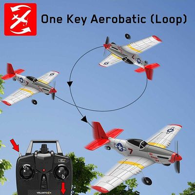 VOLANTEX P-51D MUSTANG 4CH 400MM BORSTAD M/GYRO EPP RTF