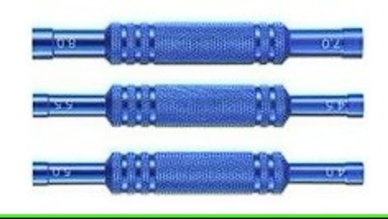 Hylsnyckel Verktyg Set Svart 4.0/4.5/5.0/5.5/7.0/8.0mm