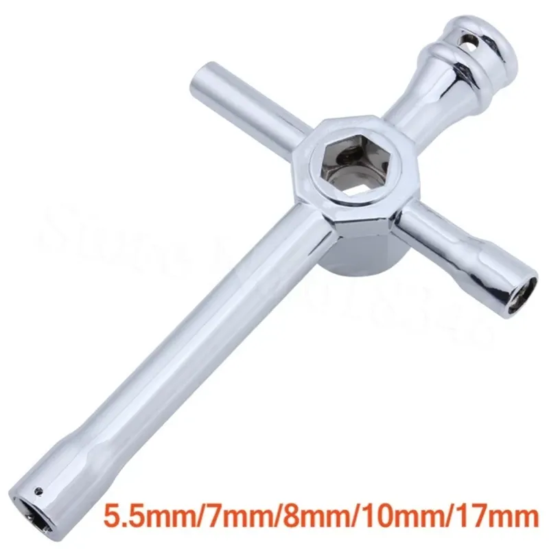 Hjulmutternyckel 5.5mm/7mm/8mm/10mm/17mm