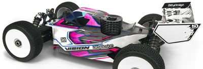 Kaross Vision Bittydesign Mugen MBX8 Omålad