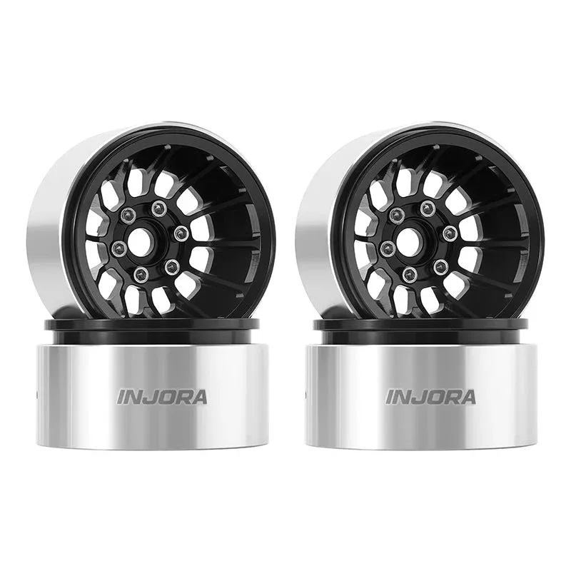 INJORA 1.9" Turbine Deep Dish fälgar för 1/10 RC Crawler (81,6g / styck)