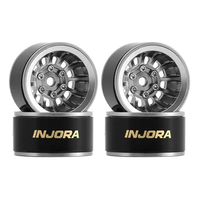 INJORA 1.0" Turbine Deep Dish -4.7mm Offset Fälgar (titan)