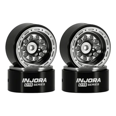 INJORA 0.7" D19 Aluminum Wheels for 1/30 SCX30 (W7008) Grå