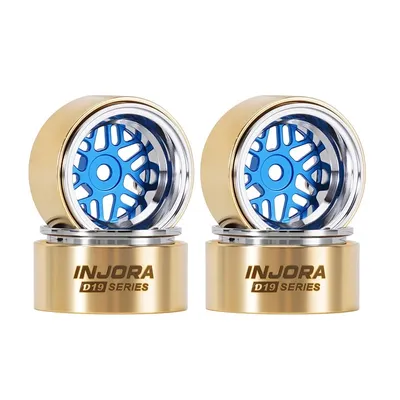 INJORA 0.7" D19 ModuWheel for 1/30 SCX30 1/32 Ascent-32 (MW7012) Blå