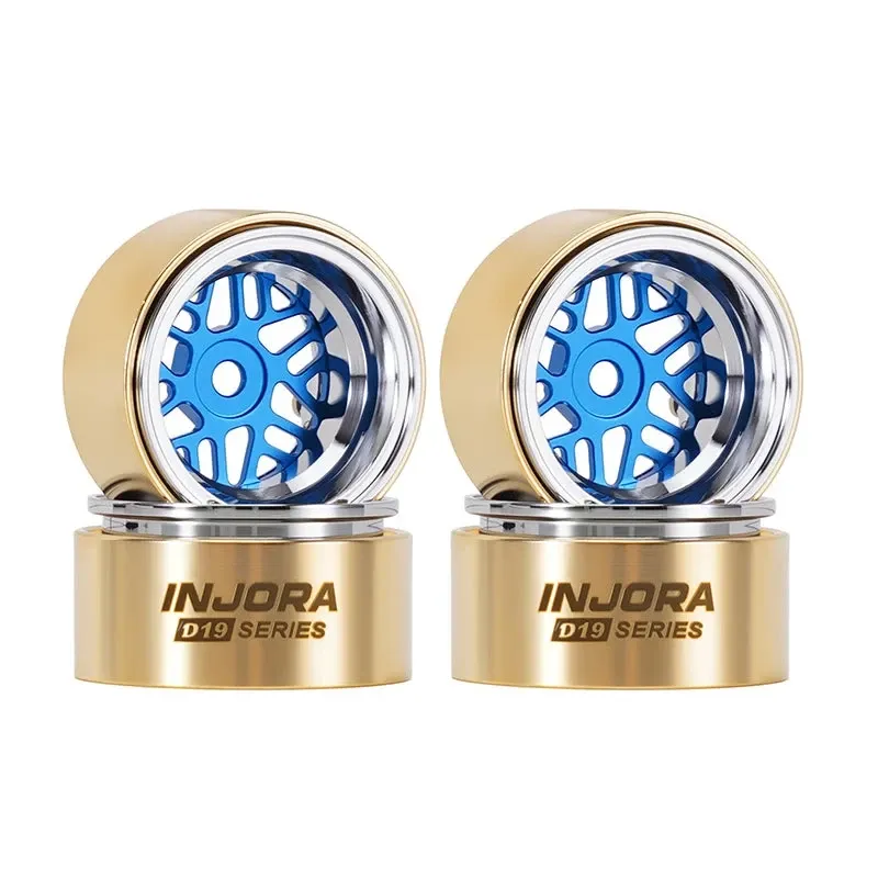 INJORA 0.7" D19 ModuWheel for 1/30 SCX30 1/32 Ascent-32 (MW7012) Blå