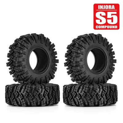 INJORA 1.9" dÄCK (106*37mm 4.19" OD) Kraken Claw S5 M/T Tires (T1913) (4)