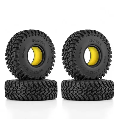 INJORA 1.0" 63*22mm MAVERIX M/T Tires & Inserts Combo (4)