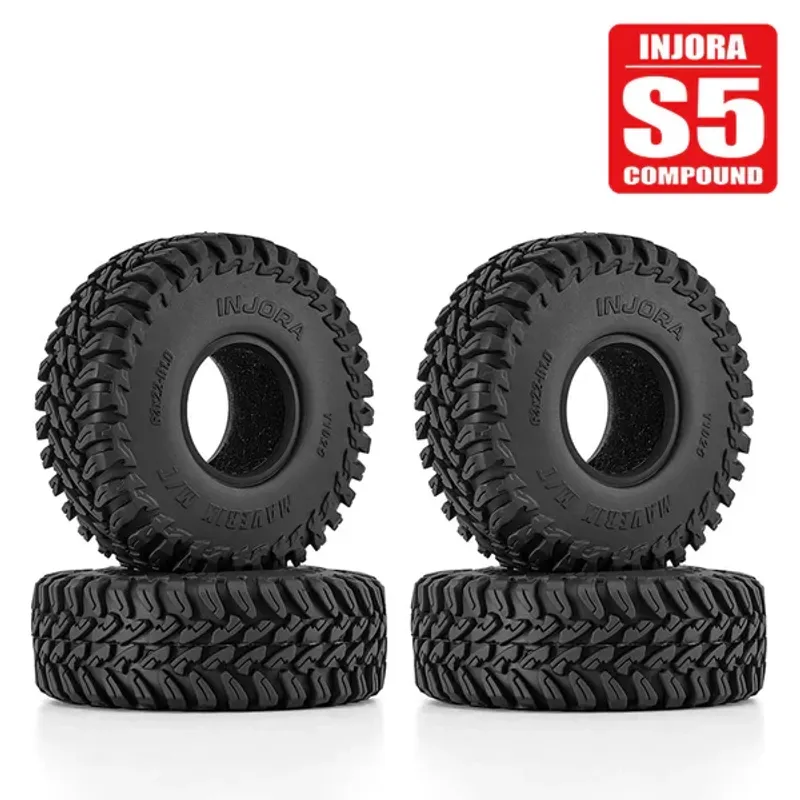 INJORA 1.0" 63*22mm MAVERIX M/T Tires (T1025)