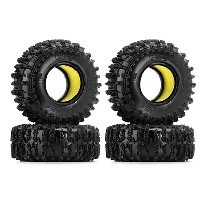 INJORA 1.3" 70*26mm Cling On Tires & Inserts Combo (4)