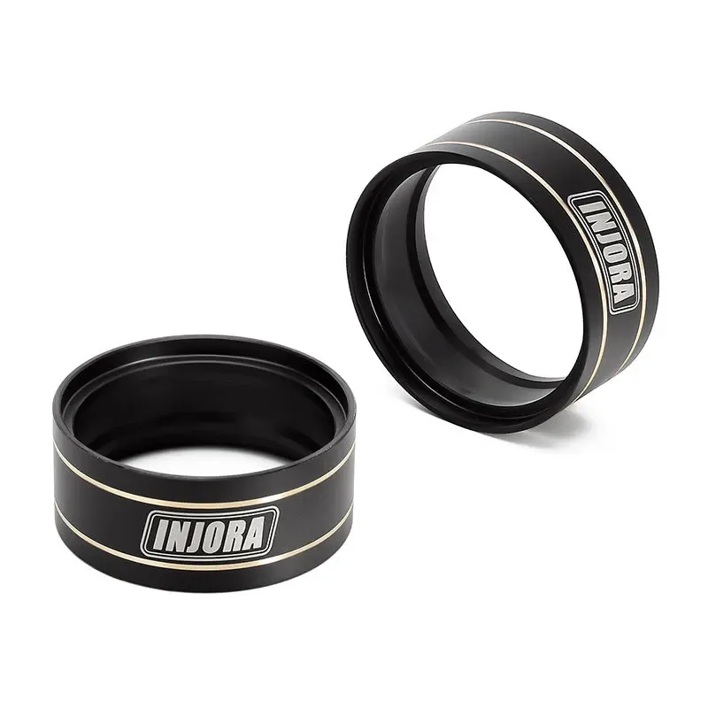 INJORA 94g/pcs Mässing Internal Beadlock Ring Clamp Rings for 1.9" Wheel Rims (2st)