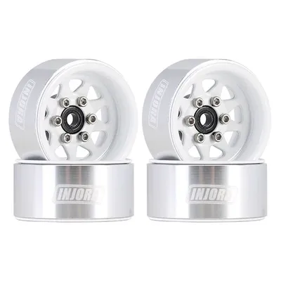 INJORA 1.0" Stamped Steel -3.78mm Offset Wheels for Micro Crawlers (W1004)