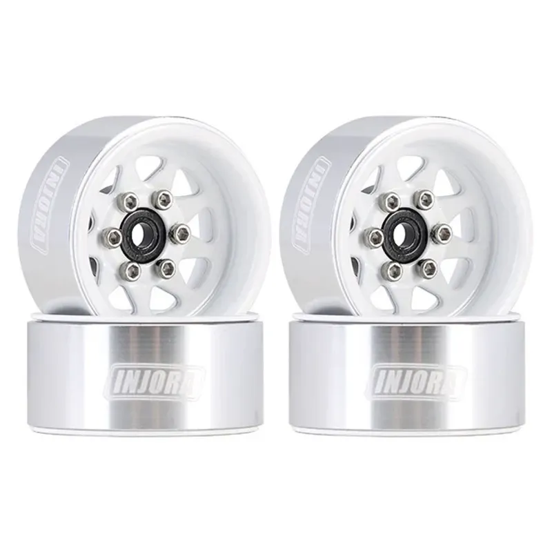 INJORA 1.0" Stamped Steel -3.78mm Offset Wheels for Micro Crawlers (W1004)
