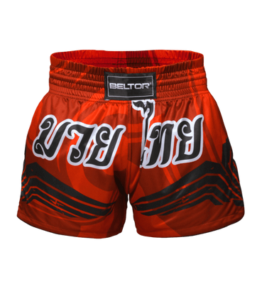 Muay Thai 01 Shorts Röd - Beltor®