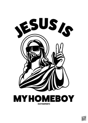 Canvastavla Jesus is my homeboy