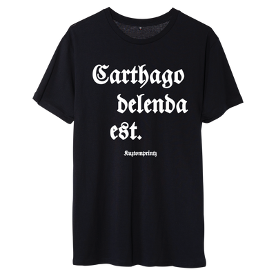T-shirt - Carthago delenda est.