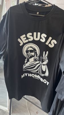 Jesus is my homeboy - Svart 3XL *inget fel*