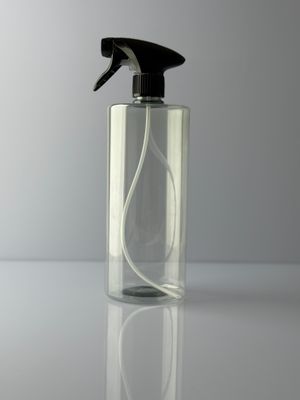 Tomflaska 1L (PET) Cylindrisk med Spraytrigger