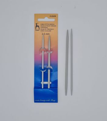 Flätstickor raka 2st 5 Par/fp.   (60608)