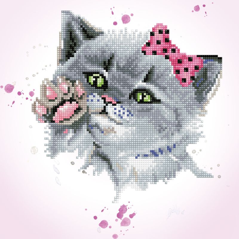 DIAMOND DOTZ DD5.059 "Eye Spy Kitty"