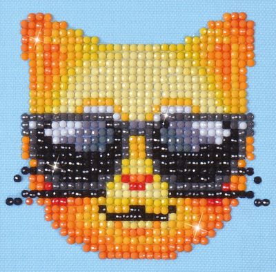 DIAMOND DOTZ DD1.010 10x10 cm "Kool Kat"