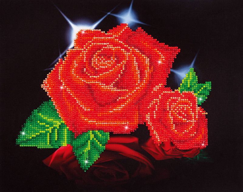 DIAMOND DOTZ DD5.002 "Red Rose Sparkle"
