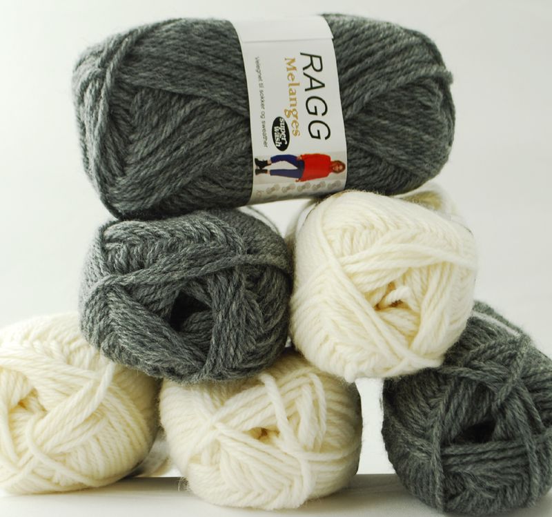 Ragg-Strömpgarn -50 gram/nystan