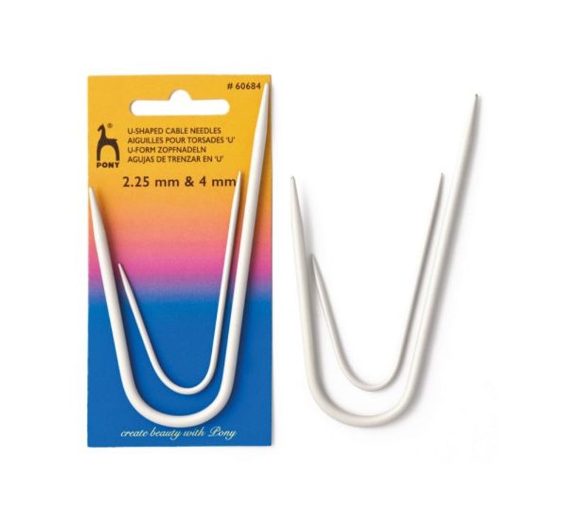 FLÄTSTICKA U-FORM MIX 2,25 & 4,0mm (60684)