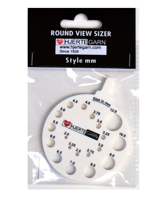 RUND STICKPROVARE 5st.Round View Sizer