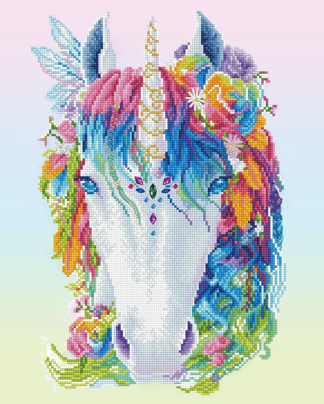 DIAMON DOTZ DD11.004 50 x 62 cm "Unicorn"