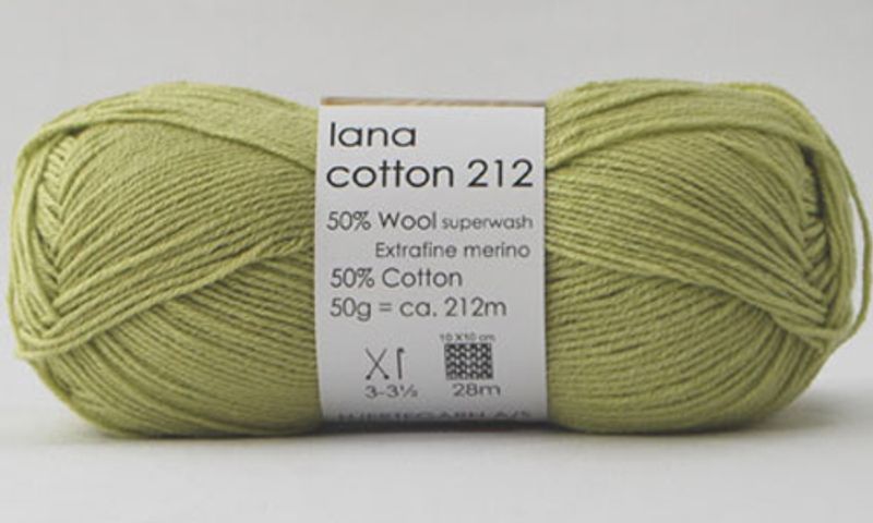 LANA COTTON 212-3050 50 GR N. MERINO/BOM