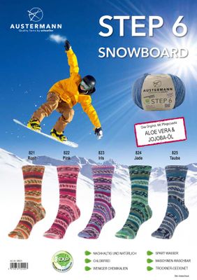 Step 6-Snowboard,  5 färger á 1,5 kg.