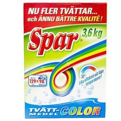 Spar Tvättmedel color 3x3.6kg