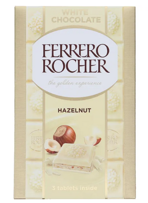 Ferrero Rocher Vit Chokladask - Hasselnöt 8x90g