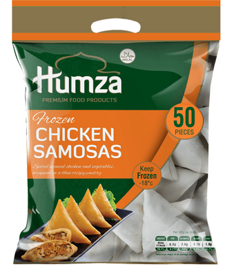 Humza Kyckling Samosa 50st 6x1.65kg