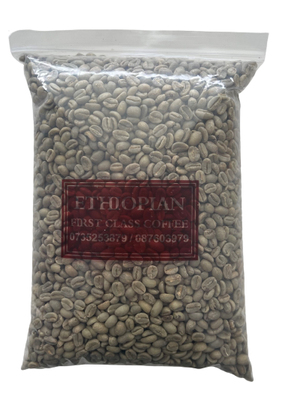 Rå kaffe Ethiopian 1x1kg