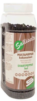 Salliselta Svartpeppar hel 4x360g
