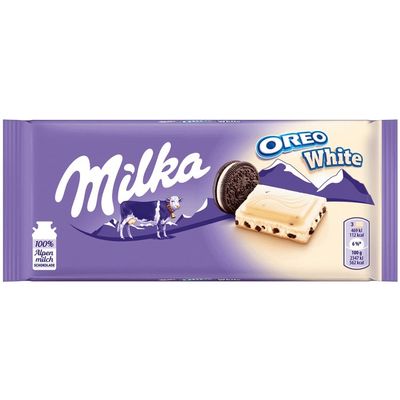 Milka Vit Choklad Oreo 22x100g