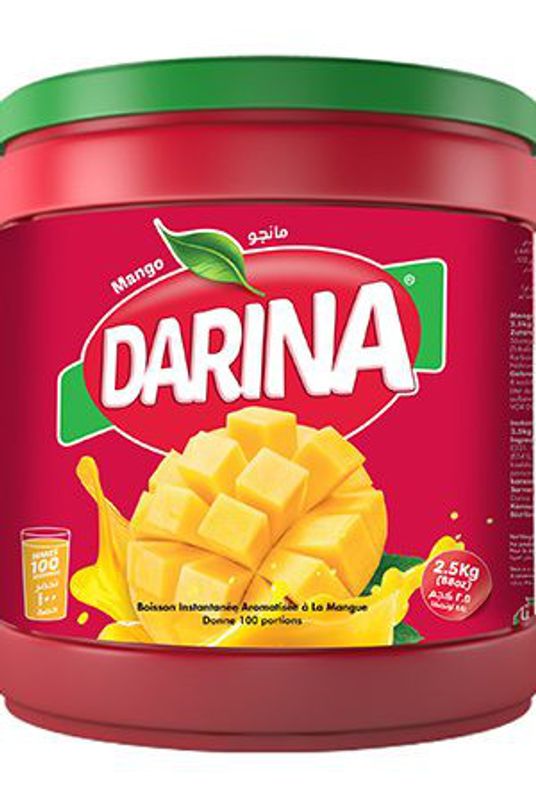 Darina Snabb Juice Pulver - Mango 6x2,5kg