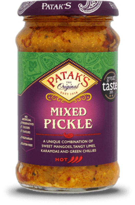Patak Mixed pickles 6x250g