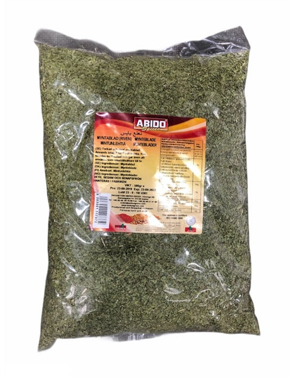 Abido Myntablad Torkat och riven 10x500g
