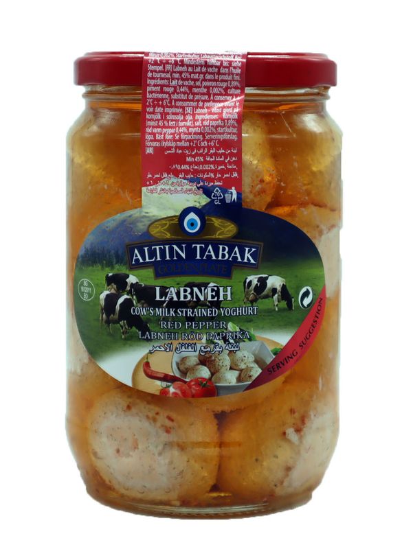 Altin Tabak Labneh Bollar Komjölk (Röd Paprika) 12x425g