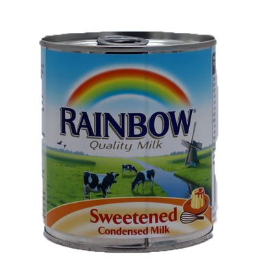 Rainbow Kondencerad Mjölk (Sötad) 24x397g