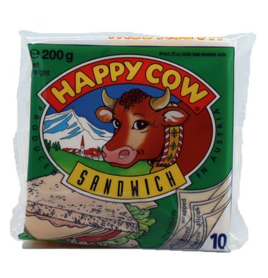 Happy Cow Skivad Ost Sandwish 24x200g