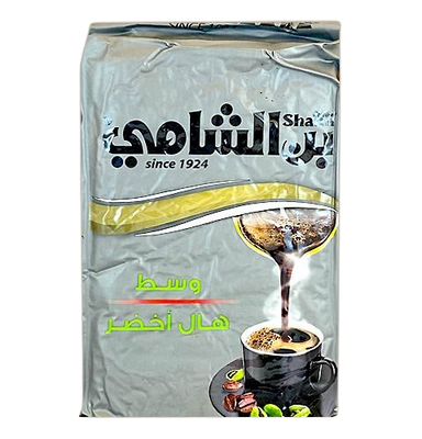 Shami coffee Kaffe Silver mellanrost med grön kardeumma 10x500g